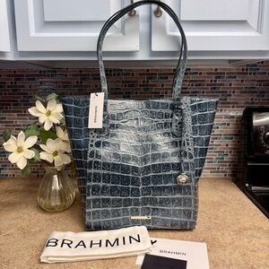 NWT Brahmin Jayden Obsidian Veil purse